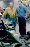 Bill Jordan wears Design 500 racing uniform