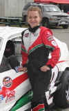 Molly Helmuth races in her Lady Eagle Safetywear custom drivers uniform, made for women by women