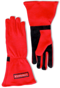 nomex racing gloves, 2 layer from pyrotect