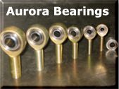 Aurora rod end and spherical bearings
