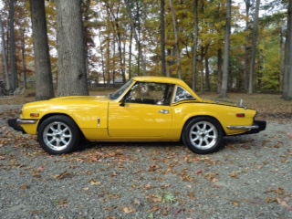 Bill Cook's Triumph Spitfire with Panasport  Z-Lights 15"X6" 