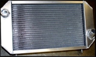 alloy radiators for vintage race car applications