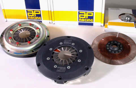 AP 7-1/4" Racing Clutch, A-Ring and Black Magic Lug style