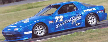 Panasport UL racing wheels on E production race car