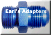 aluminum oil and fuel hose fitting adapters