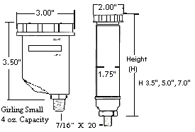 master cylinder plastic reservoirs, girling, ap racing