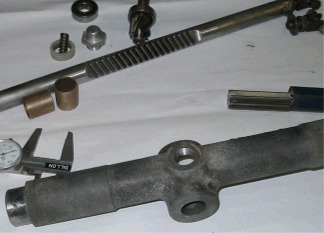 service and repairs on a steering rack from jack knight UK